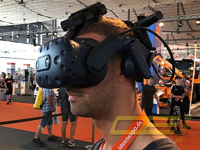 Vous trouverez ici des lunettes de réalité virtuelle pour des événements et des salons.