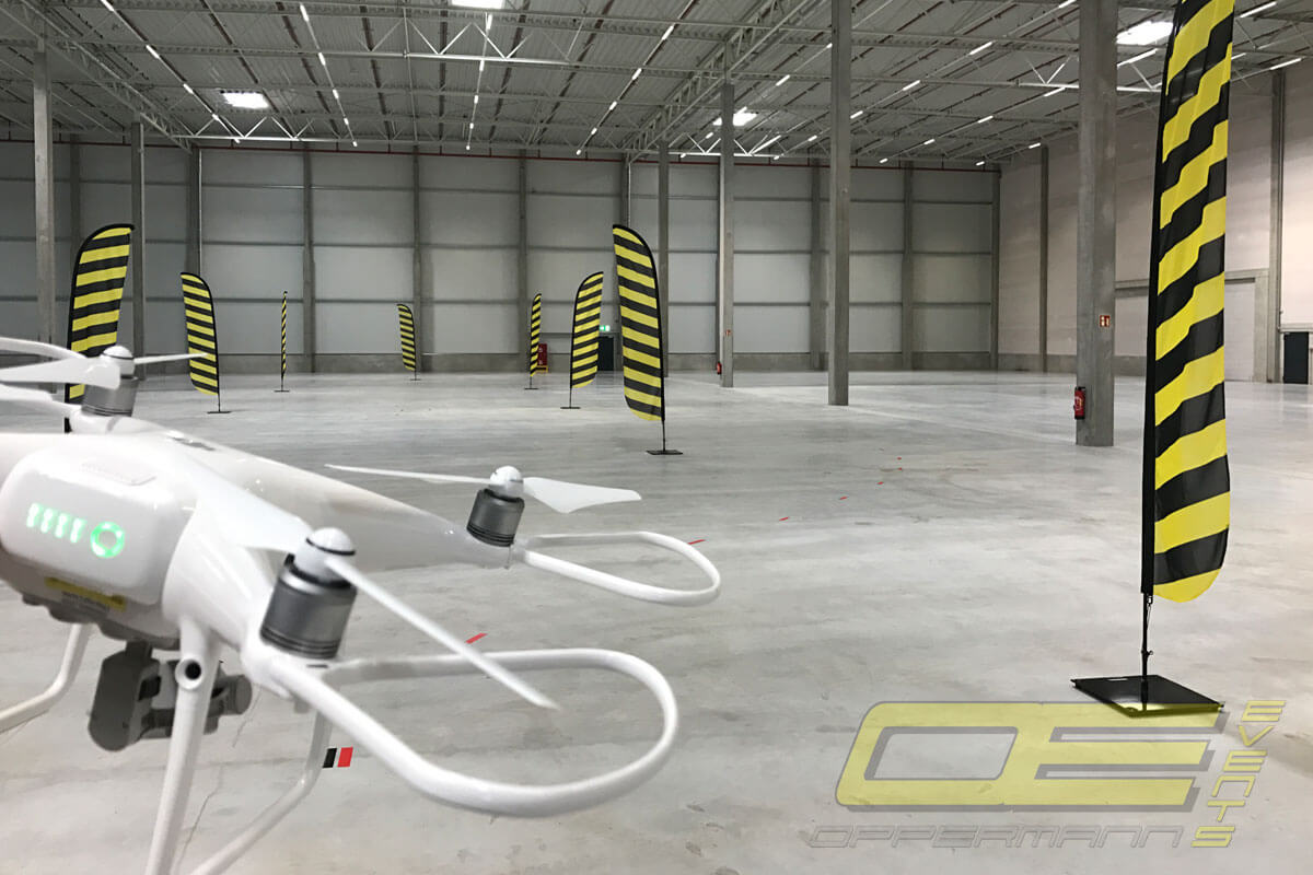 FPV Racing et parcours d'obstacles avec des drones de haute technologie  pour des événements - Oppermann Events