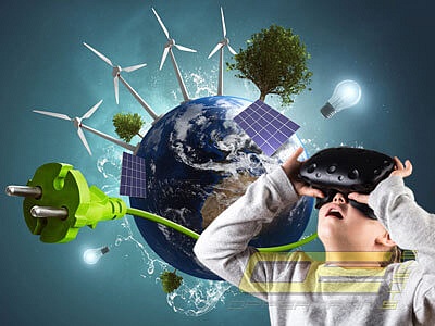 VR Anwendungen, Spiele und Simulatoren für Veranstaltungen zum Thema Energiewende und Nachhaltigkeit