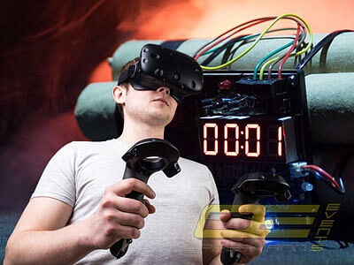 Entschärfen Sie als Team mit VR Brille die Bombe in der vorgegebenen Zeit