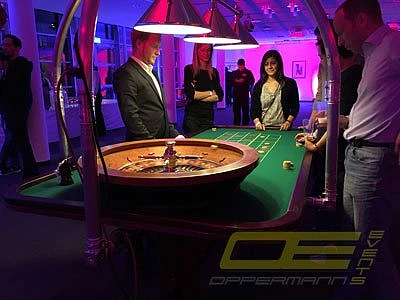 Roulette Tisch mit Croupier mieten