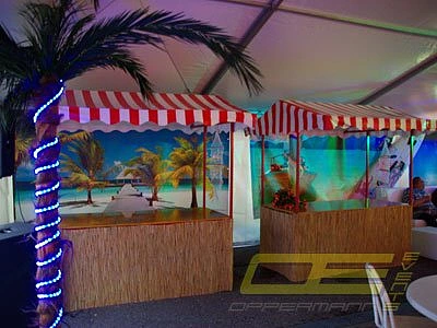 Beach Party Buffetstand Spielstand mieten