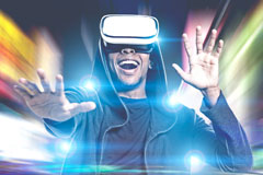 Virtual Reality & Augmented Reality Simulatoren, Spiele und Anwendungen für Messen und Events.