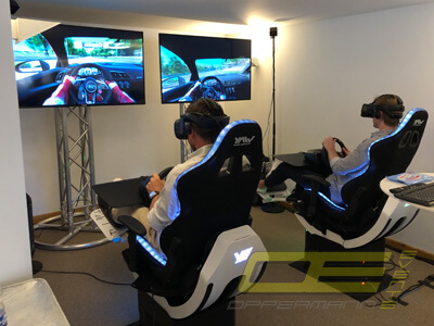 Virtual Reality Full Motion 360 Grad Simulator mieten