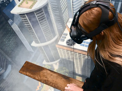 Virtual Reality Simulator zum überwinden von Höhenangst für Messe und Events